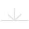 Ekena Millwork Saratoga Architectural Grade PVC Gable Bracket, 108"W x 49 1/2"H x 2"D x 4"F, 11/12 Pitch GBP108X50X0204SAR00 - alternate 3